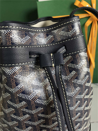 Go*ard petit flot bucket bag Go*ardine canvas & chevroches calfskin