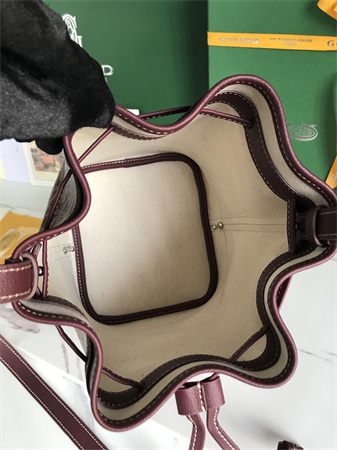 Go*ard petit flot bucket bag Go*ardine canvas & chevroches calfskin
