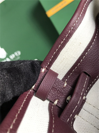 Go*ard petit flot bucket bag Go*ardine canvas & chevroches calfskin