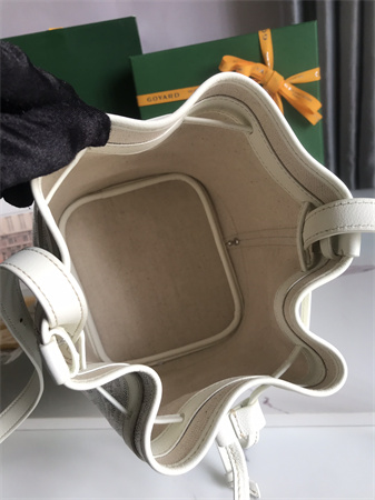 Go*ard petit flot bucket bag Go*ardine canvas & chevroches calfskin