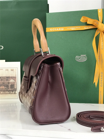Go*ard saigon souple mini bag Go*ardine canvas & chevroches calfskin