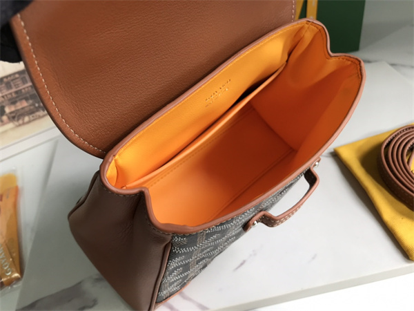 Go*ard saigon souple mini bag Go*ardine canvas & chevroches calfskin