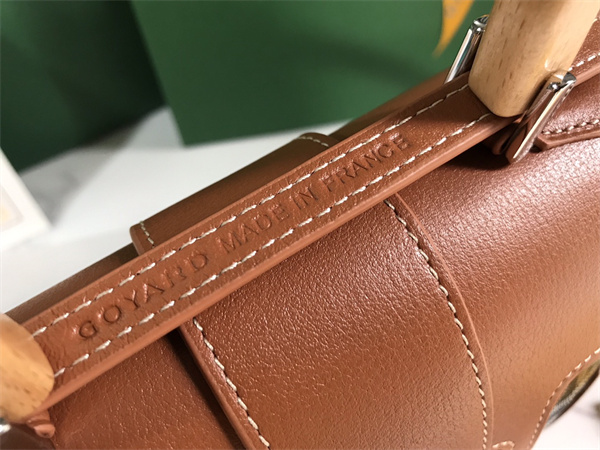 Go*ard saigon souple mini bag Go*ardine canvas & chevroches calfskin