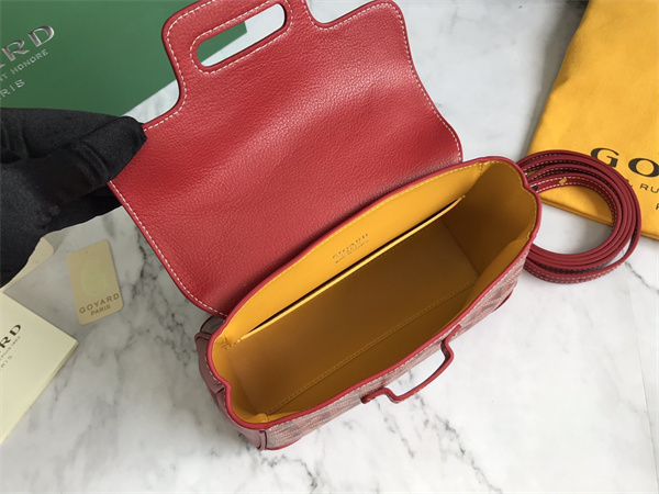 Go*ard saigon souple mini bag Go*ardine canvas & chevroches calfskin