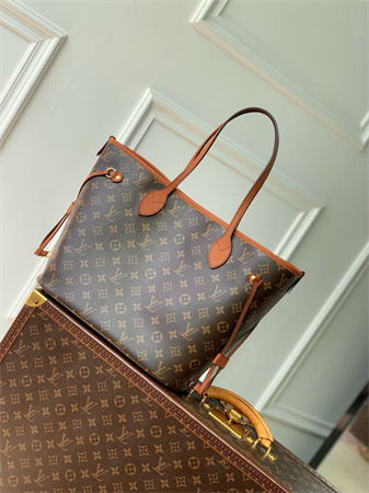 L.V Neverfull Inside Out MM Brown M12061