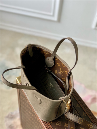 L.V Neverful Bandoulière Inside Out BB Dark fango M12109