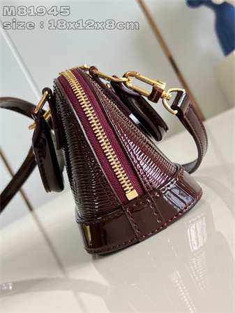 L.V Nano Alma Bag Epi Leather Burgundy M81945