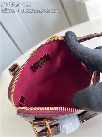 L.V Nano Alma Bag Epi Leather Burgundy M81945