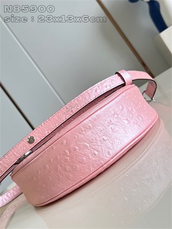 L.V Loop Handbag Ostrich leather Pink N85900