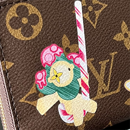 L.V Zippy Coin Purse Vivienne Holidays Monogram Canvas M12210