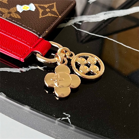 L.V Charms Card Holder Vivienne Holidays Monogram Canvas M12215