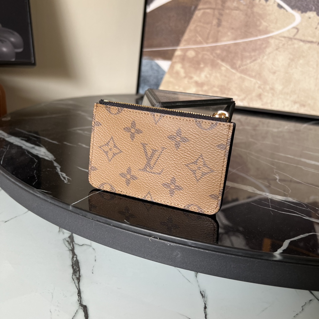 L.V Romy Card Holder Reverse Monogram Canvas M81912