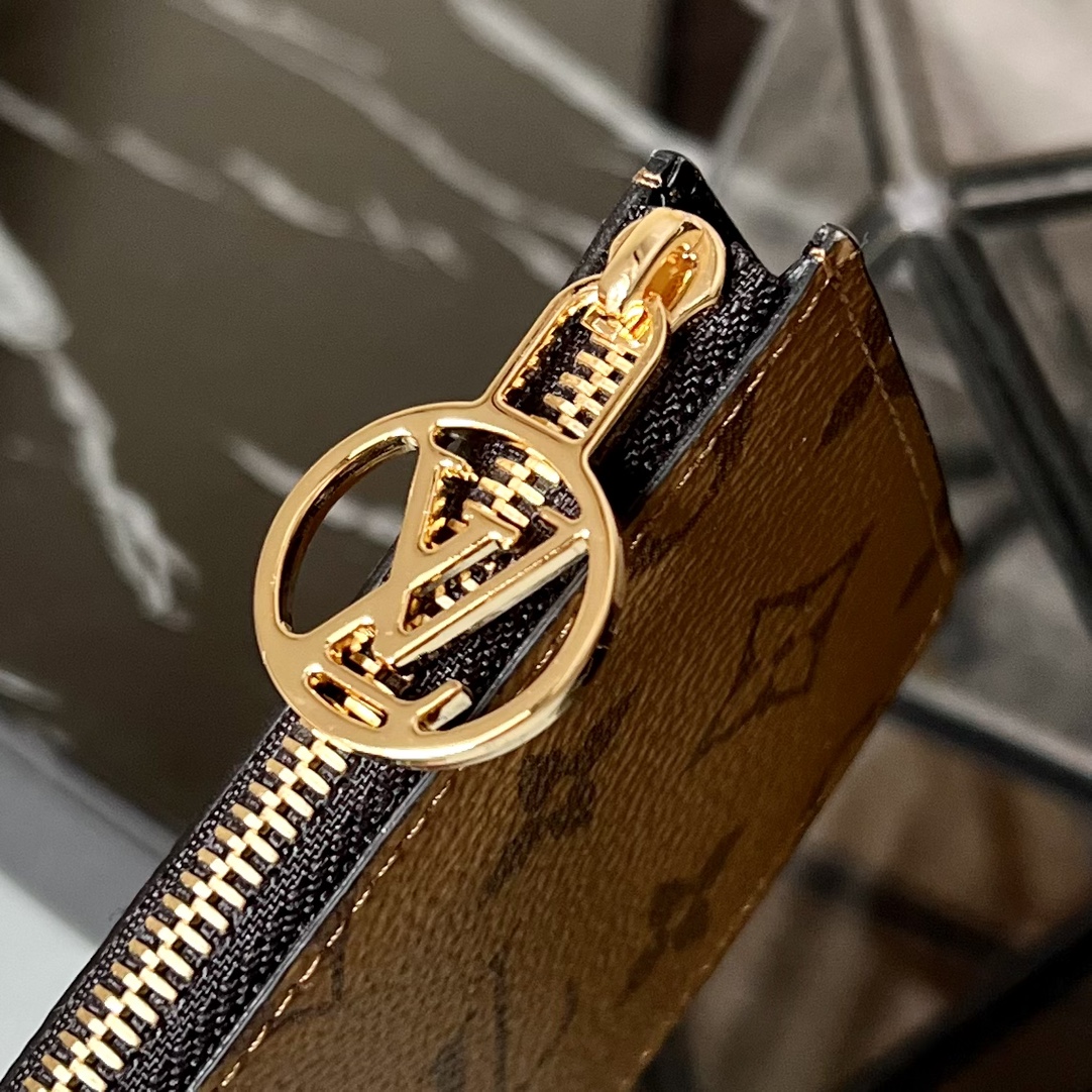 L.V Romy Card Holder Reverse Monogram Canvas M81912