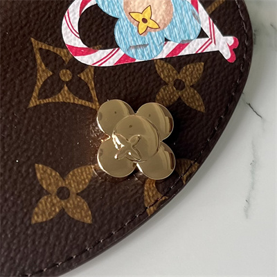 L.V Rosalie Coin Purse Monogram Canvas Vivienne Inside Red M12220