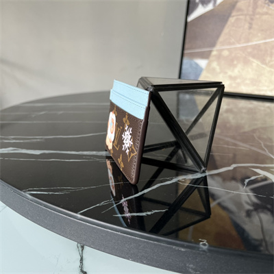 L.V Charms Card Holder Vivienne Holidays Monogram Canvas Blue M12227