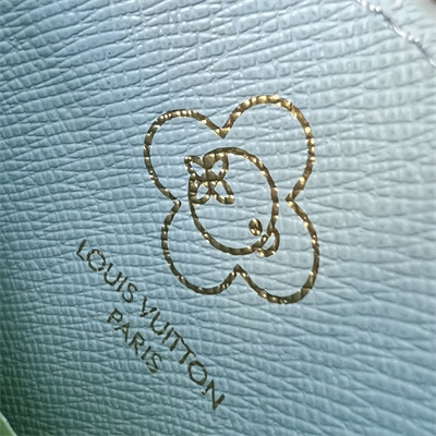 L.V Charms Card Holder Vivienne Holidays Monogram Canvas Blue M12227