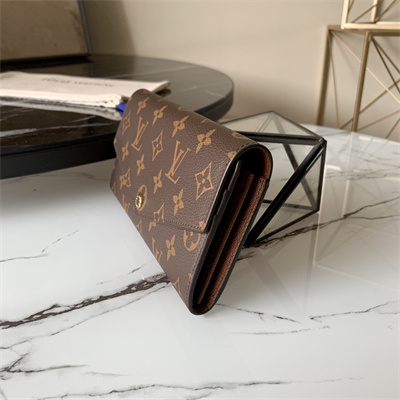 L.V Sarah Wallet Monogram Canvas Inside Brown M60531