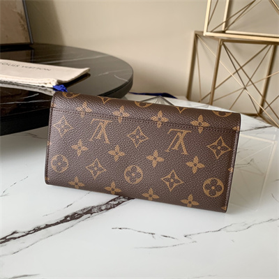 L.V Sarah Wallet Monogram Canvas Inside Brown M60531