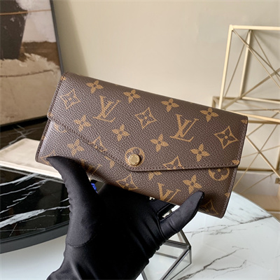L.V Sarah Wallet Monogram Canvas Inside Brown M60531