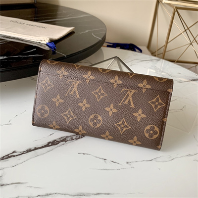 L.V Sarah Wallet Monogram Canvas Inside Pink M62235