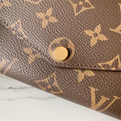 L.V Sarah Wallet Monogram Canvas Inside Pink M62235