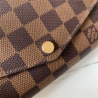 L.V Sarah Wallet Damier Ebene Canvas N60114