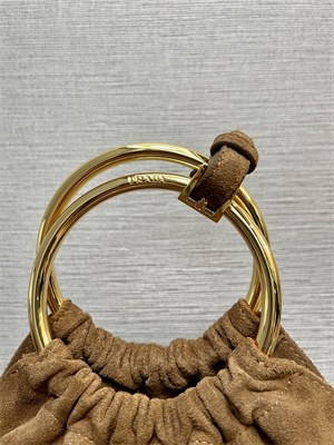 Pra*a suede mini-bag brown 1bc227