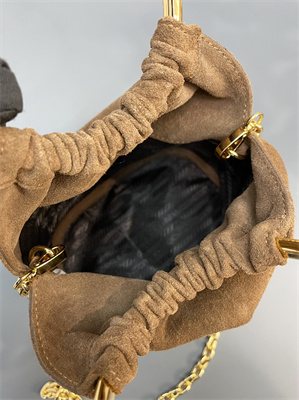 Pra*a suede mini-bag brown 1bc227