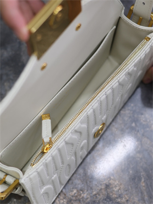 cd miss D*or flap bag white quilted miss D*or allover calfskin