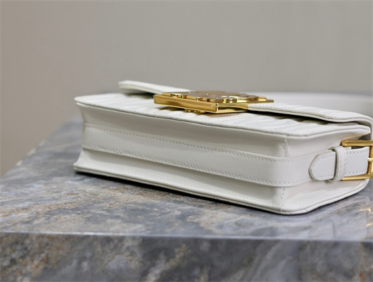 cd miss D*or flap bag white quilted miss D*or allover calfskin