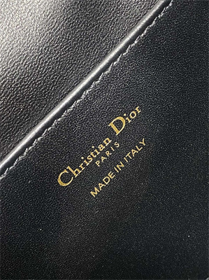 CD CARO BACKPACK Small Macrocannage Lambskin Black