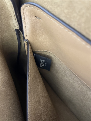 Fen.di Peekaboo Soft Medium Leather Bag Brown