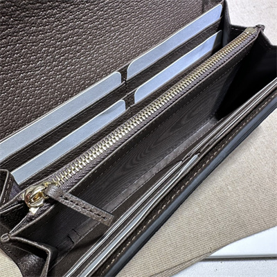 gu.cci blondie continental chain wallet gg S*p*e canvas brown 725215