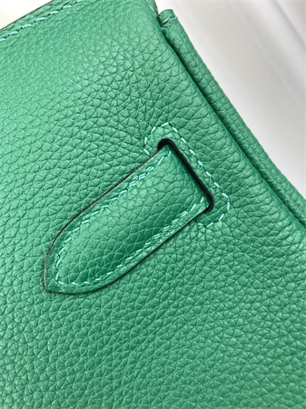 Bir.kin Bag TOGO Leather 25/30/35CM Gold/Silver Hardware In Vert Verigo Color HS