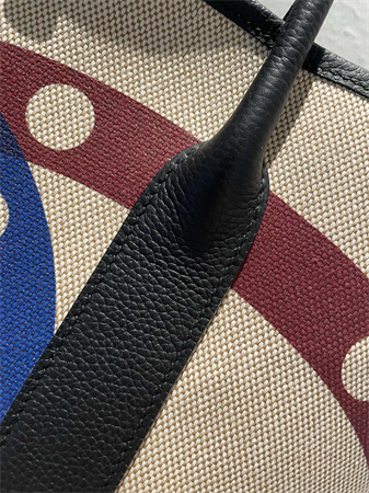 Her.mes Garden Party 36CM Togo Leather and Graffiti Canvas HS