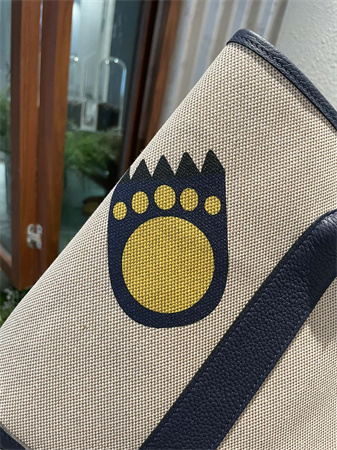 Her.mes Garden Party 36CM Togo Leather and Graffiti Canvas HS