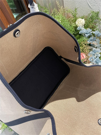 Her.mes Garden Party 36CM Togo Leather and Graffiti Canvas HS