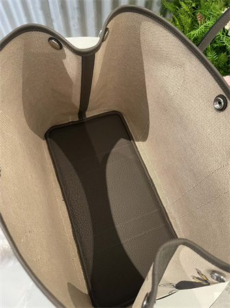 Her.mes Garden Party 36CM Togo Leather and Graffiti Canvas HS