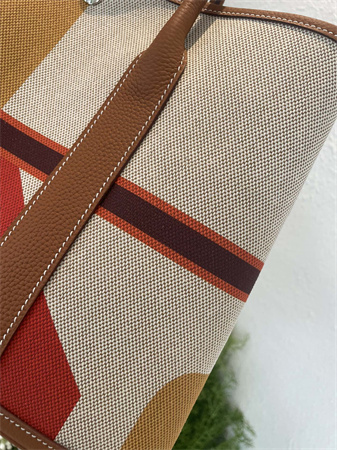 Her.mes Garden Party 36CM Togo Leather and Graffiti Canvas HS