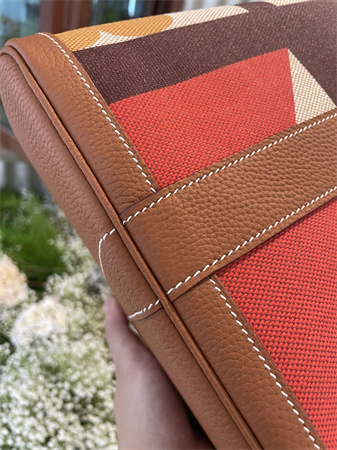 Her.mes Garden Party 36CM Togo Leather and Graffiti Canvas HS