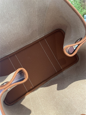 Her.mes Garden Party 36CM Togo Leather and Graffiti Canvas HS