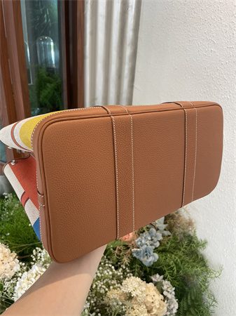 Her.mes Garden Party 36CM Togo Leather and Graffiti Canvas HS
