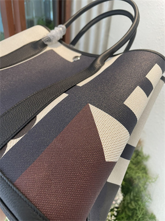 Her.mes Garden Party 36CM Togo Leather and Graffiti Canvas HS