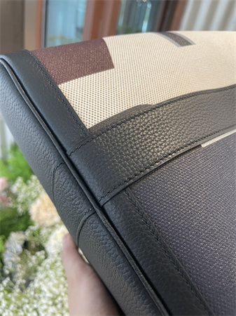 Her.mes Garden Party 36CM Togo Leather and Graffiti Canvas HS