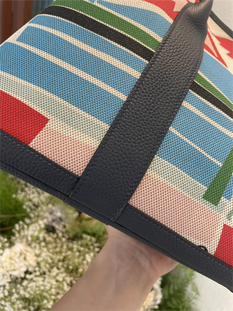 Her.mes Garden Party 36CM Togo Leather and Graffiti Canvas HS