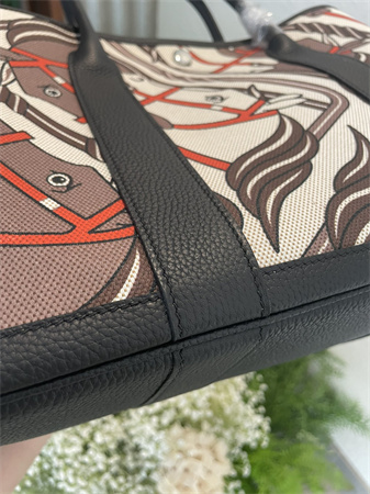 Her.mes Garden Party 36CM Togo Leather and Graffiti Canvas HS