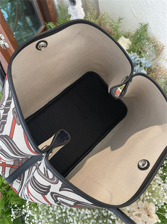 Her.mes Garden Party 36CM Togo Leather and Graffiti Canvas HS