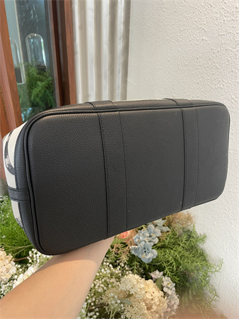 Her.mes Garden Party 36CM Togo Leather and Graffiti Canvas HS