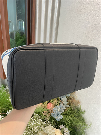 Her.mes Garden Party 36CM Togo Leather and Graffiti Canvas HS