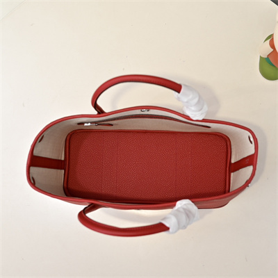 H**mes garden party 30/36cm togo leather red hs